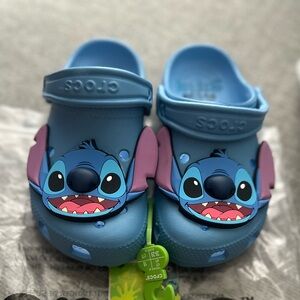 CROCS Kids Blue Stitch Sandals clog